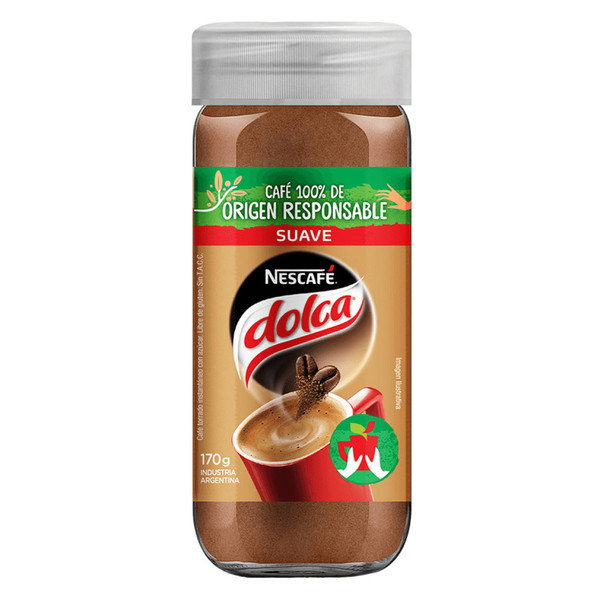 Cafe Instantaneo Original 100% Origen R Dolca 170 Grs