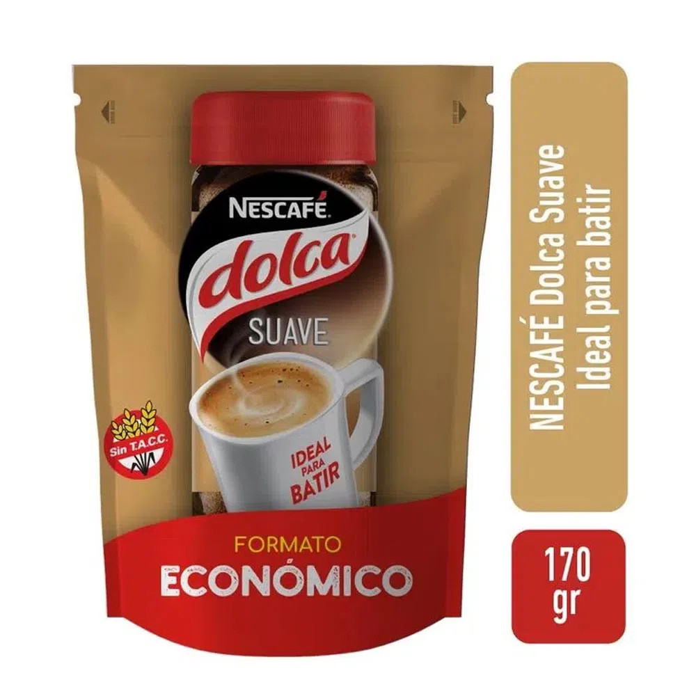 Cafe Instantaneo Suave 100% Origen Resp Dolca 170 Grs
