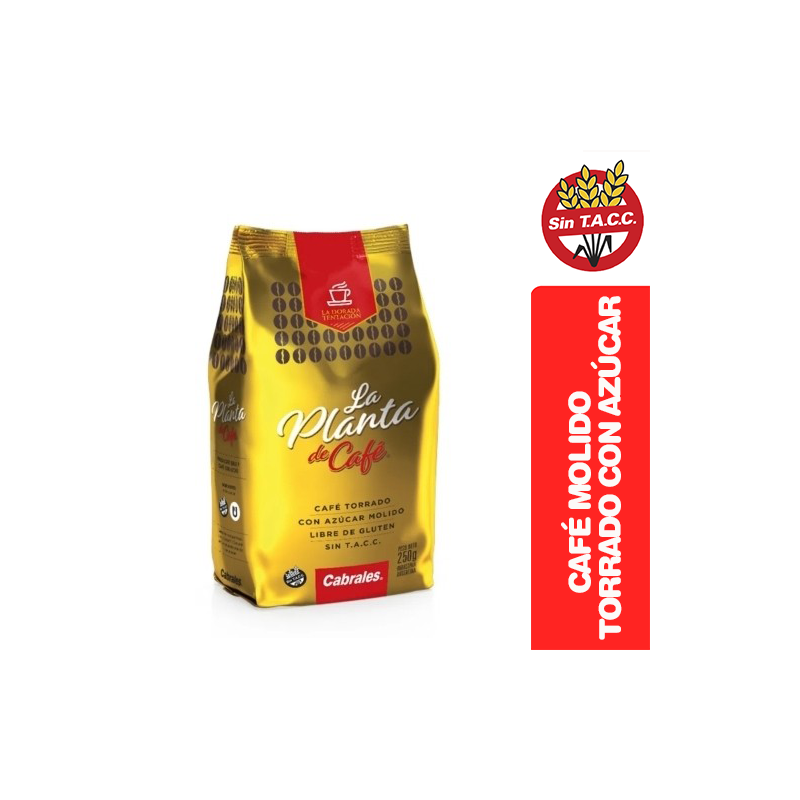 Cafe Molido Torrado La Planta de Cafe 125 Grs