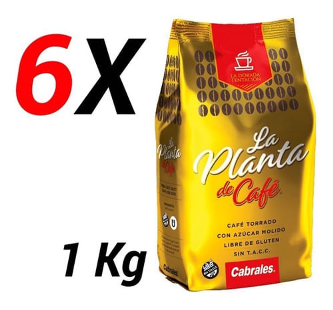 Cafe Molido Torrado La Planta de Cafe 1 Kgr