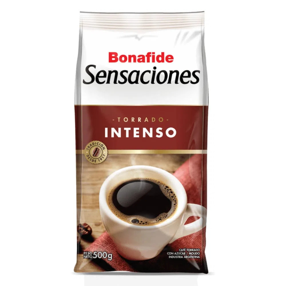 Cafe Sensaciones Torrado Intenso Bonafide 250 Grs