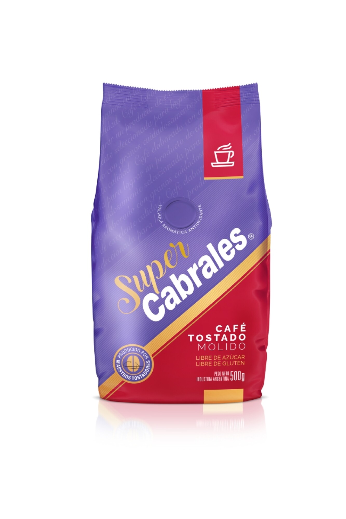 Cafe Super Molido Tostado 4C Cabrales 500 Grs