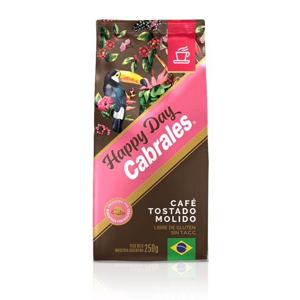 Cafe Tostado Molido Happy Day Cabrales 190 Grs
