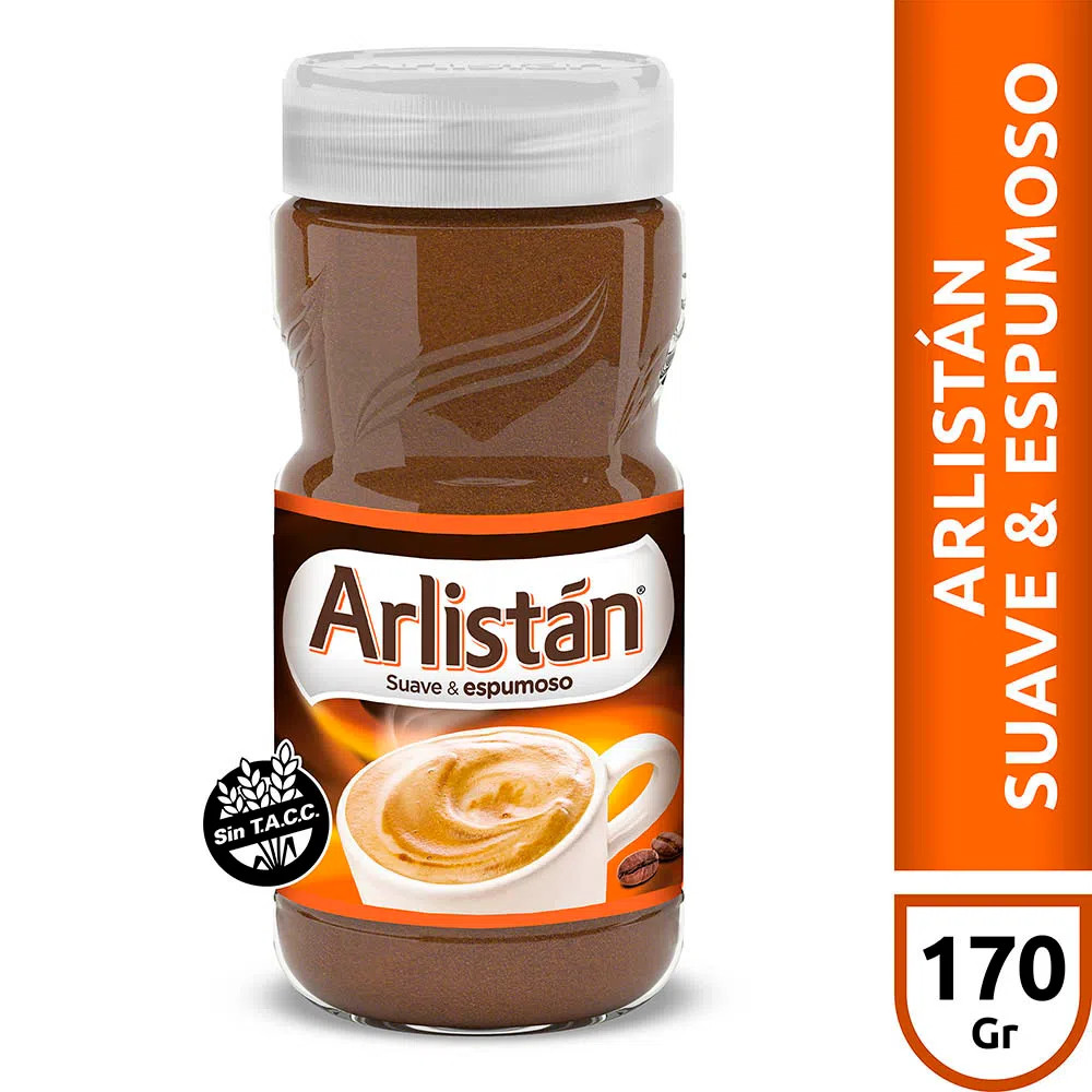 Cafe  Instantaneo Suave Arlistan 170 Grs