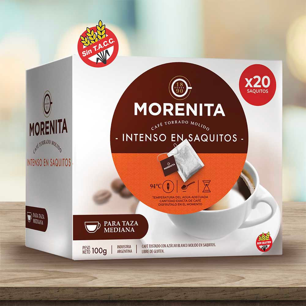 Cafe en Saquitos Intenso La Morenita 20 Saq