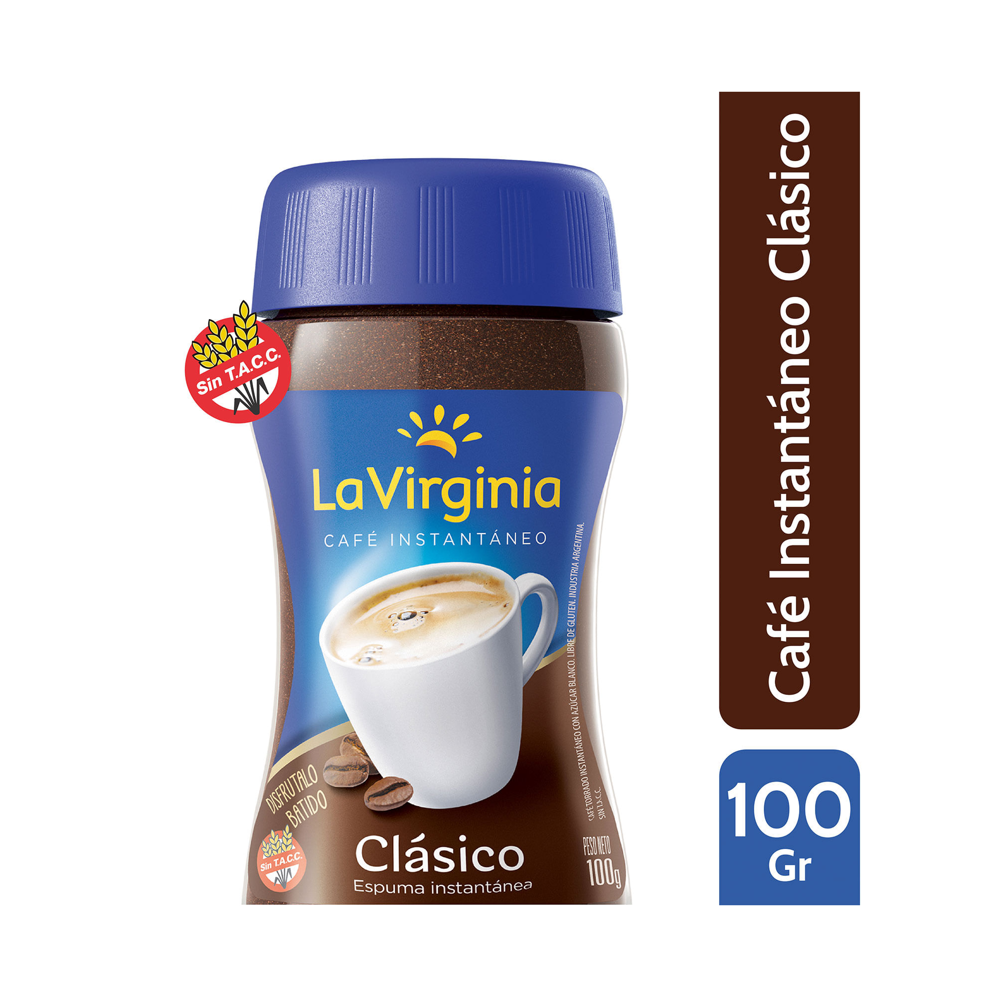 Cafe instantaneo Clasico La Virginia 100 Grs