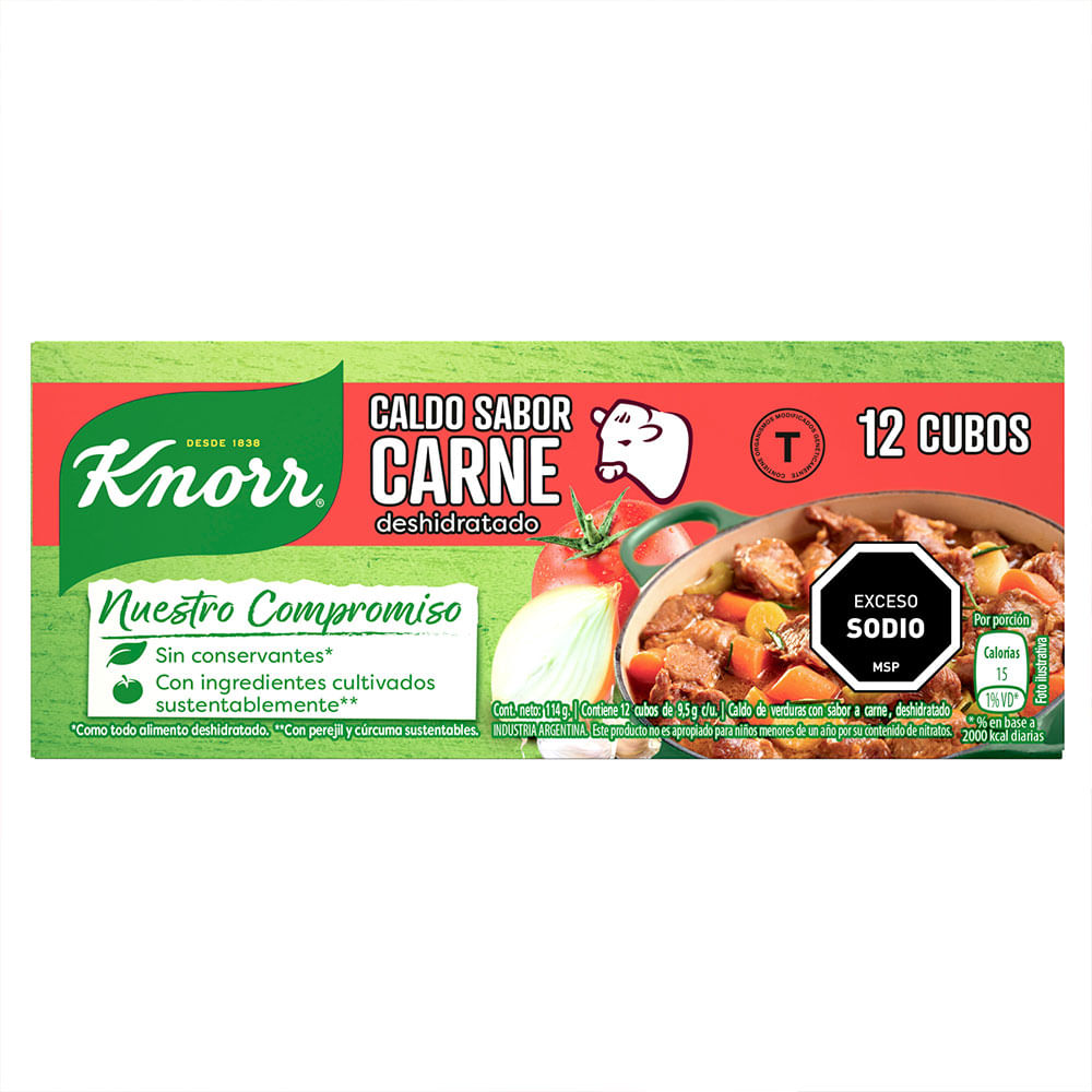 Caldo de Carne Nvo.Oct Knorr 12 Un