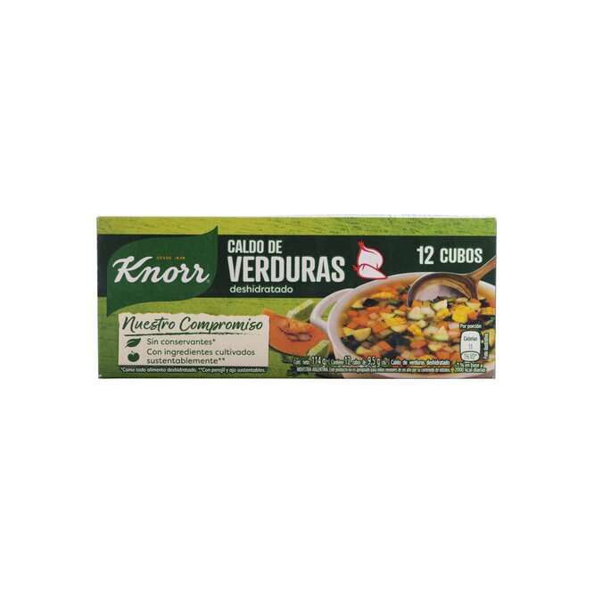 Caldo de Verduras Nvo.Oct Knorr 12 Un