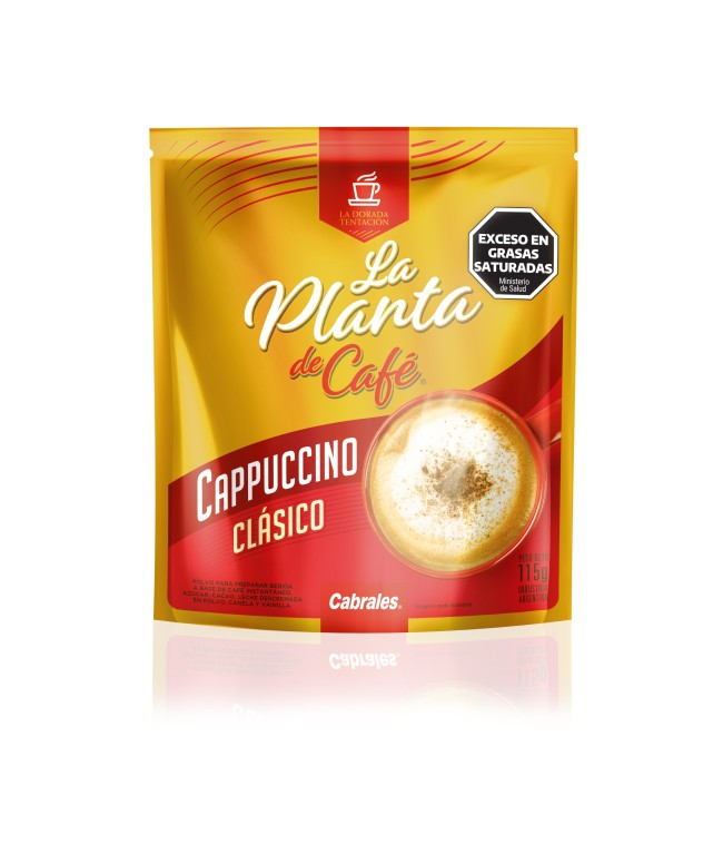 Cappuccino Light Instantaneo DoyPack La Planta de Cafe 110 Grs