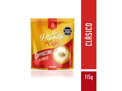 Capuccino Instantaneo DoyPack La Planta de Cafe 115 Grs