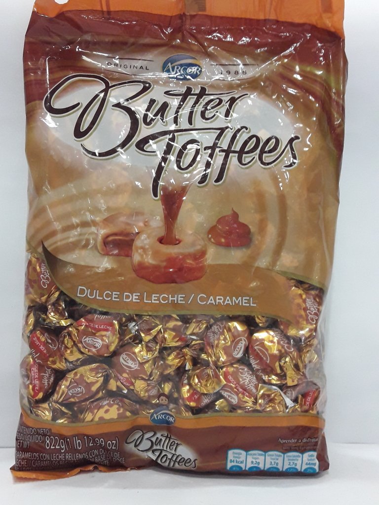 Caramelo Dulce de Leche Butter Toffees 822 Grs