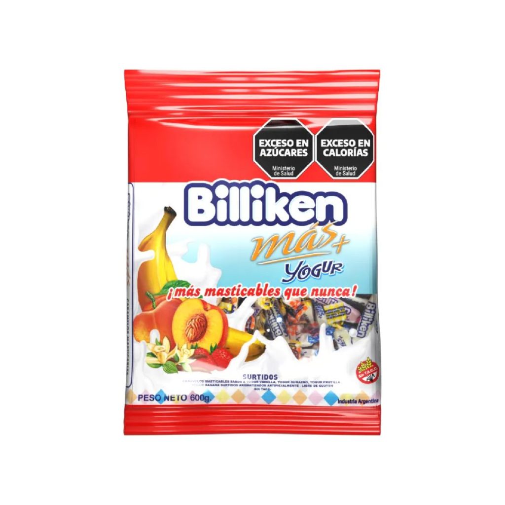 Caramelos Mas Yogur Billiken 600 Grs