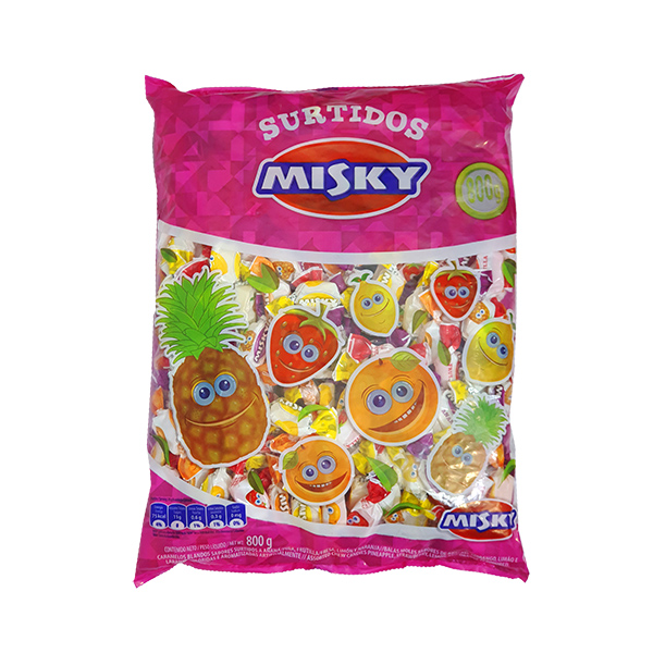 Caramelos Surtidos Misky 800 Grs