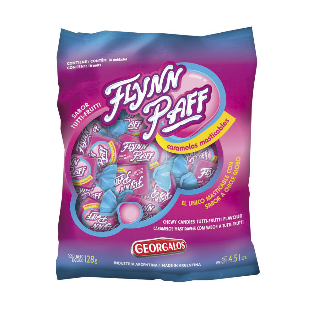 Caramelos Tutti Frutti Flynn Paff 128 Grs