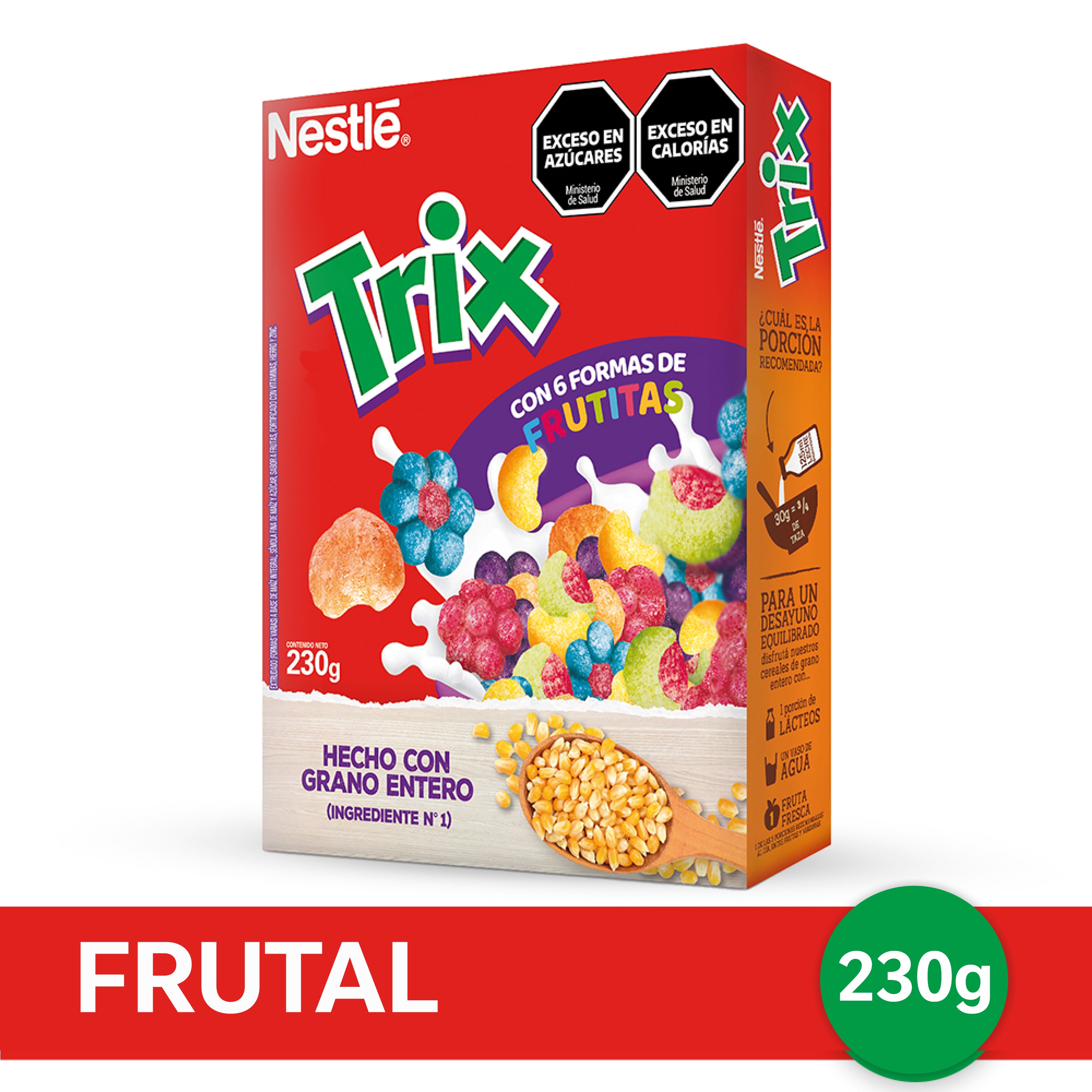 Cereal Frutal con forma de Frutitas Trix 230 Grs