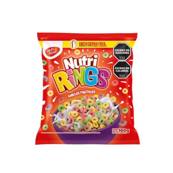 Cereales Anillos Color Frutas Nutrifoods 160 Grs