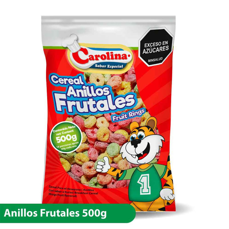 Cereales Anillos Color Frutas Nutrifoods 2.500 Kgr