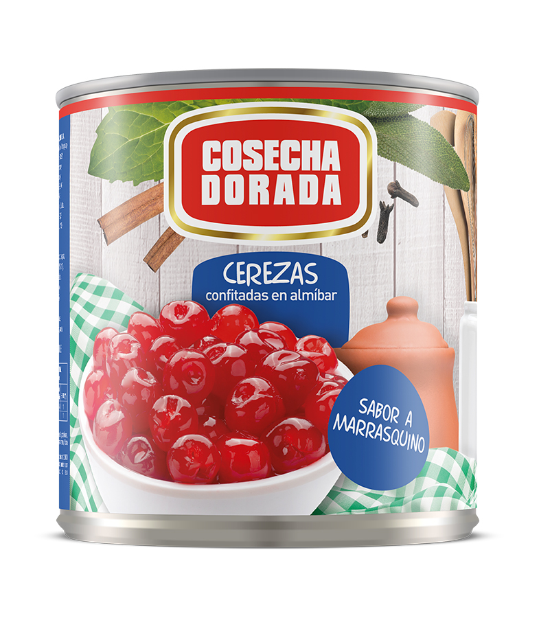 Cerezas en Almibar Marraschino Lata Dulcor 3.100 Kgr