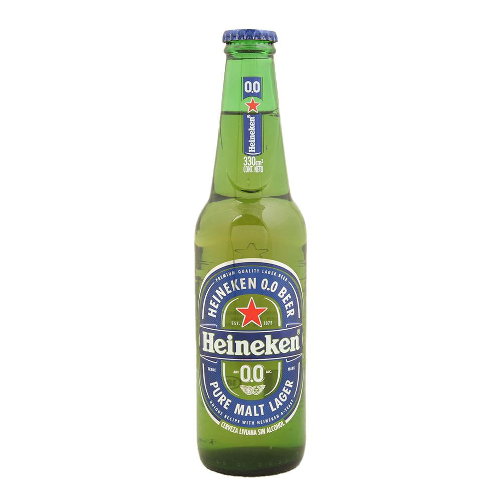 Cerveza 0.0 S/Alcohol Botellita Heineken 330 cc
