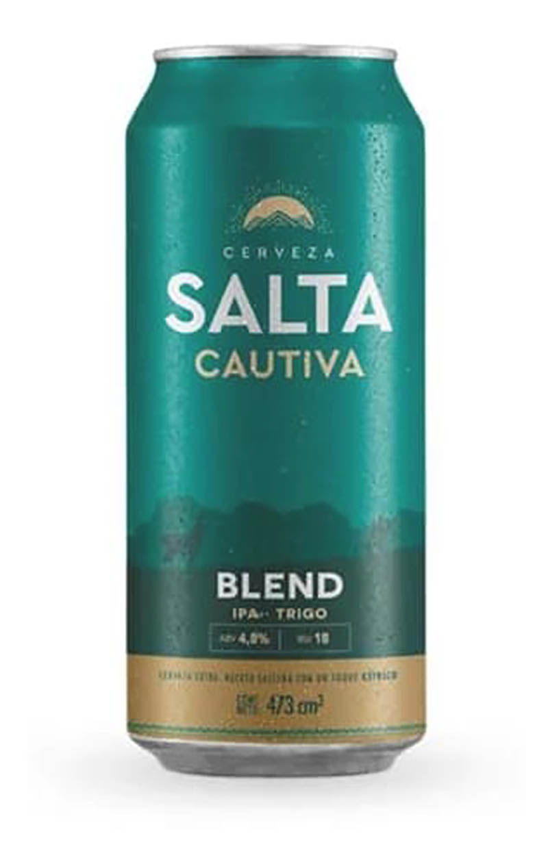 Cerveza Blend IPA Lata Salta Cautiva 473 cc