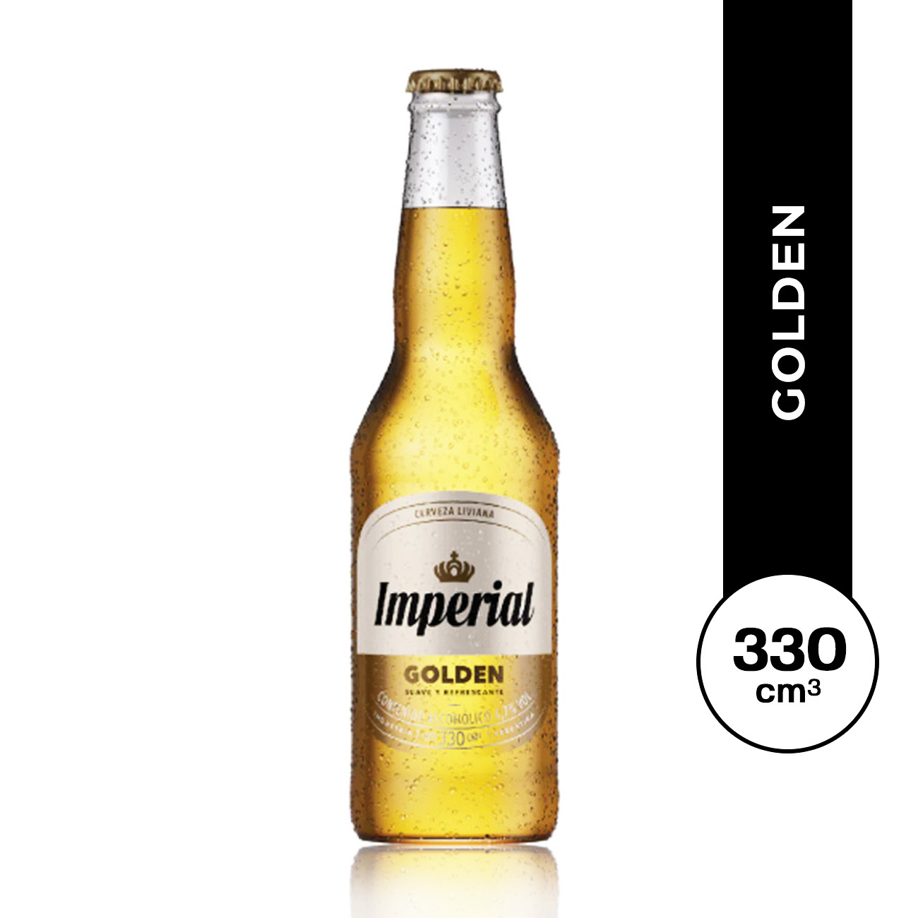 Cerveza Golden Botellita Imperial 330 cc