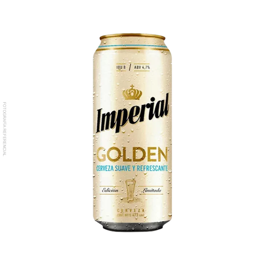 Cerveza Golden Lata Nvo Imperial 473 cc
