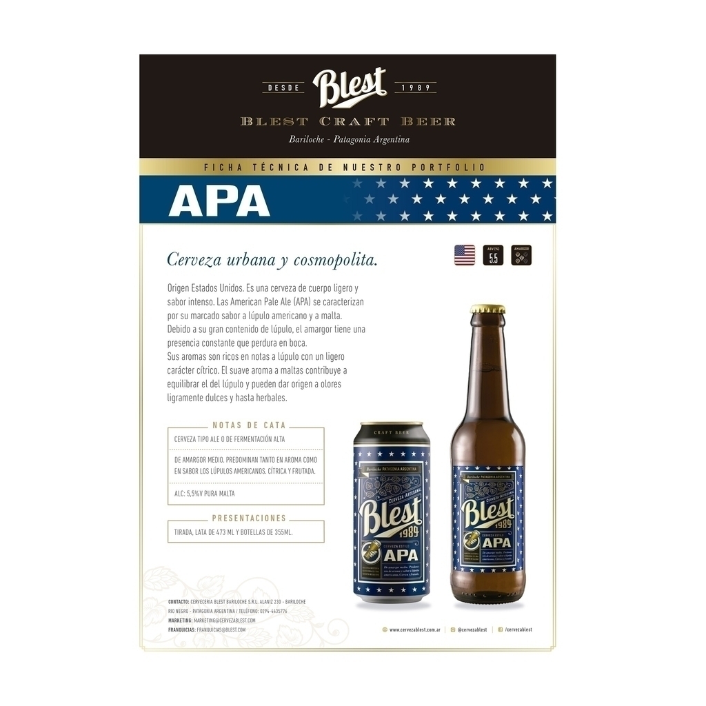 Cerveza Ipa Lata Blest 473 cc