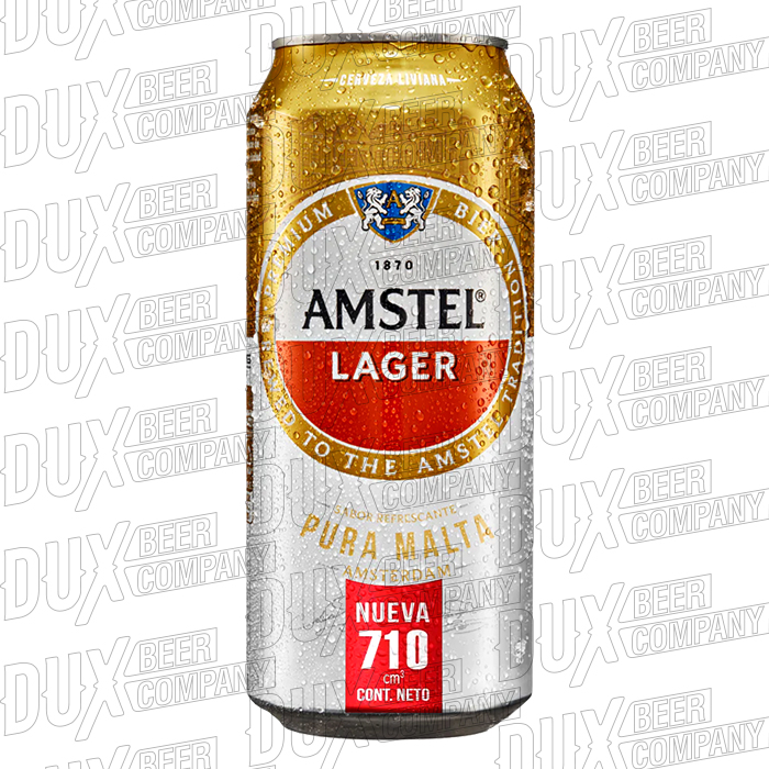 Cerveza Lager Lata Amstel 710 cc