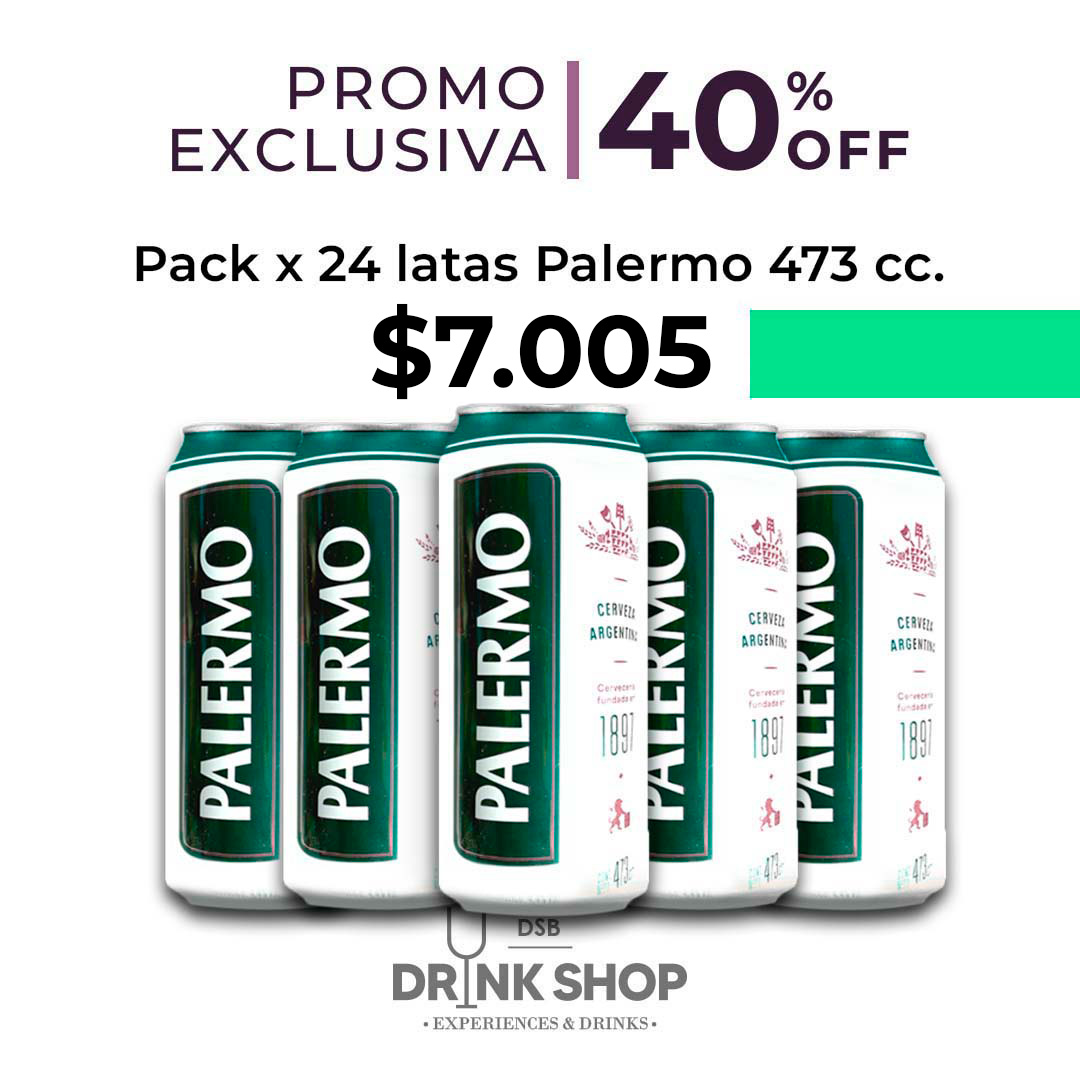 Cerveza Lata Palermo 473 cc