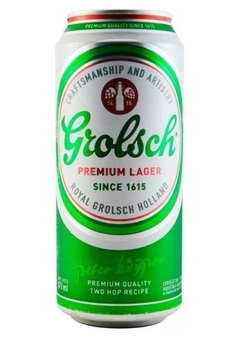 Cerveza Premium Lager Lata Grolsch 473 cc
