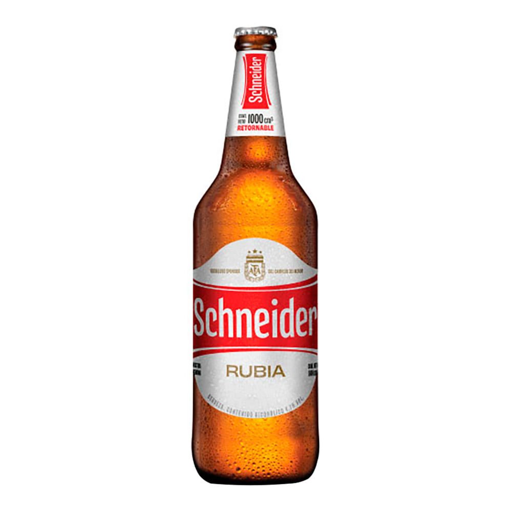 Cerveza Retornable Schneider 1 Lts
