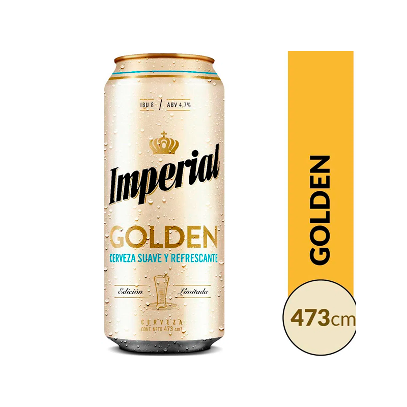 Cerveza Roja Lata Imperial 473 cc