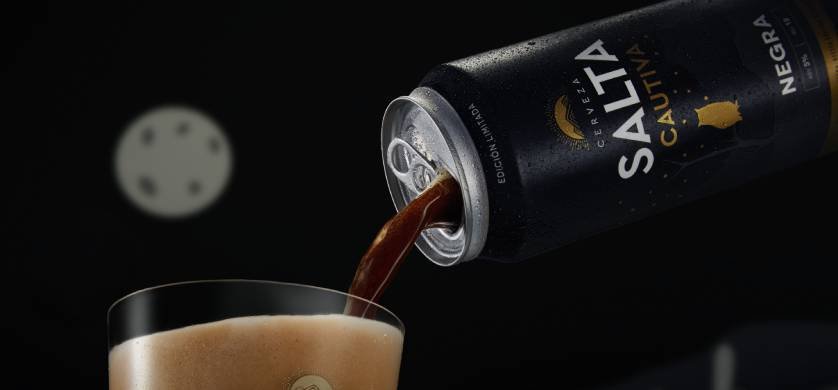 Cerveza Rubia Lata Salta Cautiva 473 cc