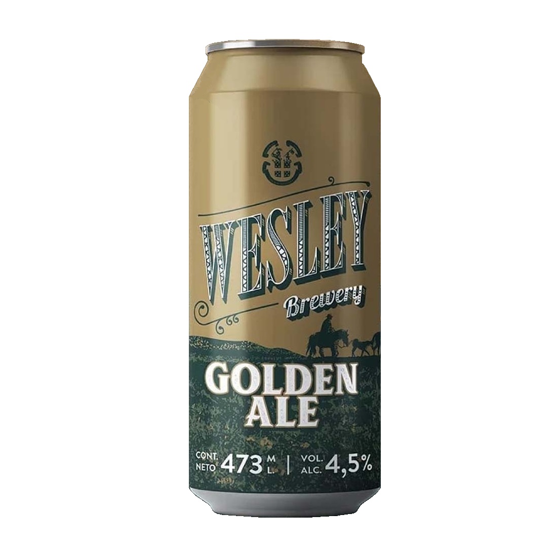 Cerveza Scottish Ale Lata Wesley 473 cc