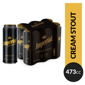 Cerveza Stout Imperial 473 cc