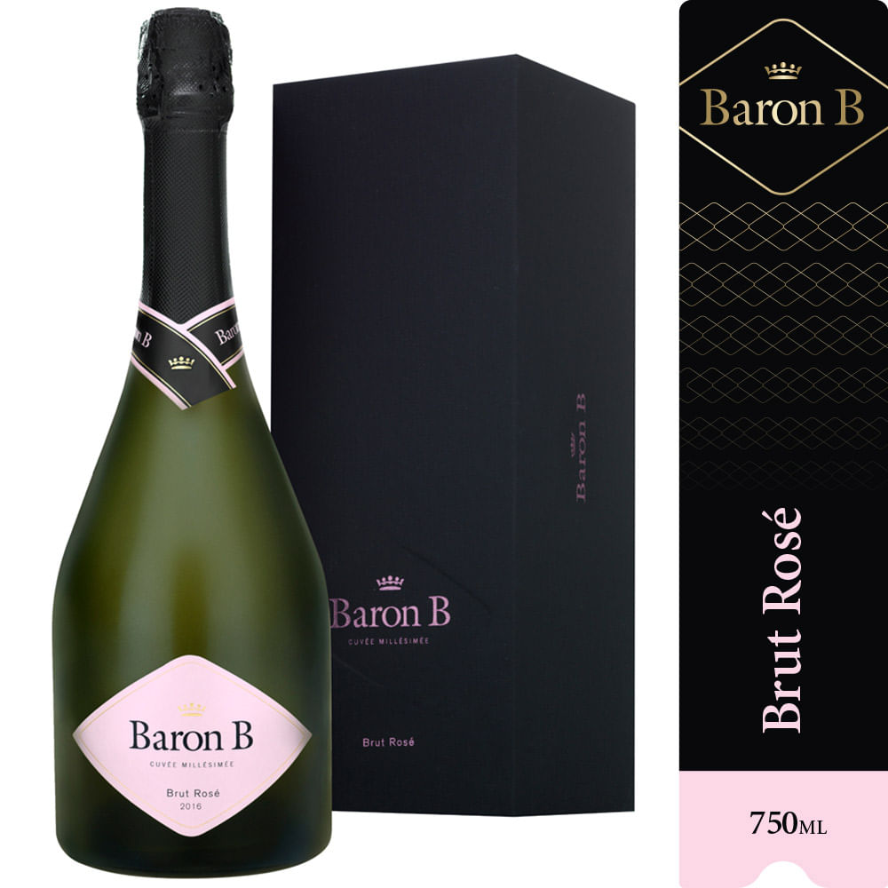 Champagne Brut Rose Baron B 750 cc