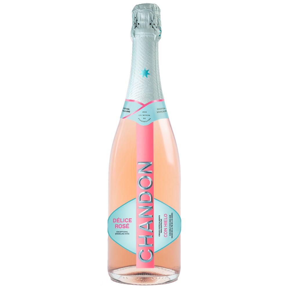 Champagne Delice Rose Chandon 750 cc