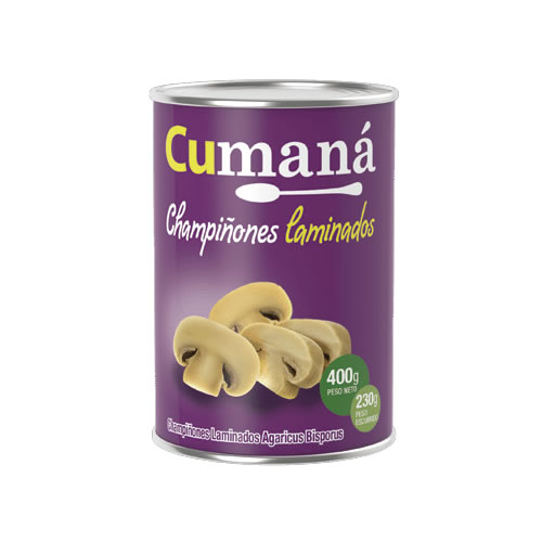 Champignon Laminado Cumana 400 Grs