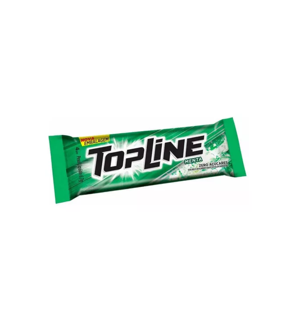 Chicle de Menta Topline 134 Grs