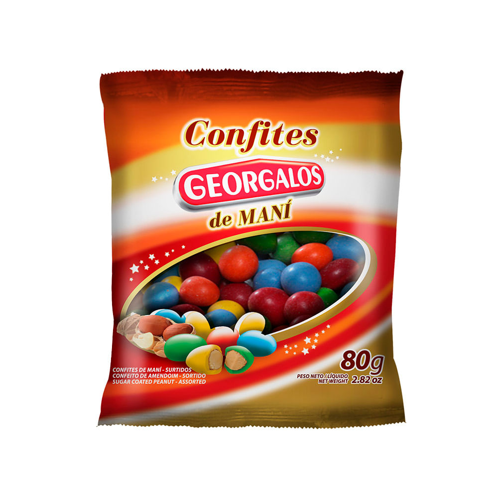 Confites de Mani (3782) Georgalos 80 Grs