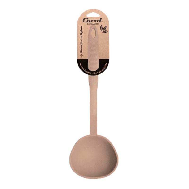 Cuchara Guiso Nylon Beige Areia Carol 1 Un