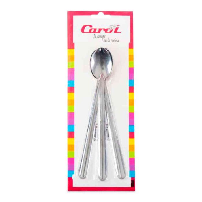 Cuchara de Mesa Verde Areia x3 Carol 3 Un