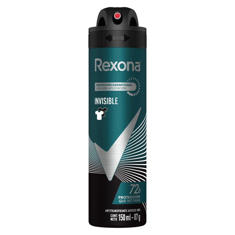 Desodorante AP Invisible Men Prot.Garan Rexona 150 ml