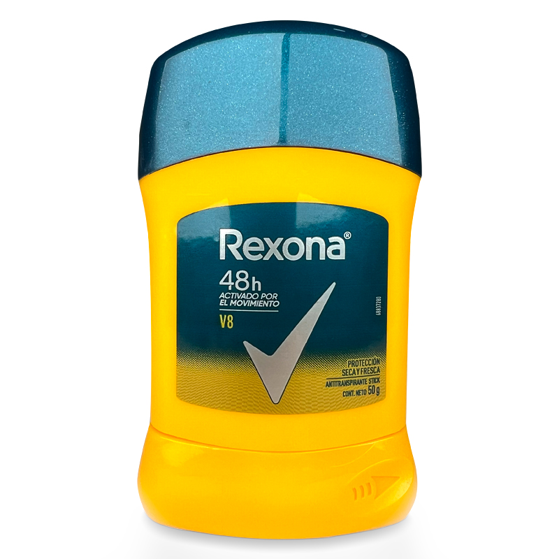 Desodorante AP V8 Stick Men Rexona 50 Grs