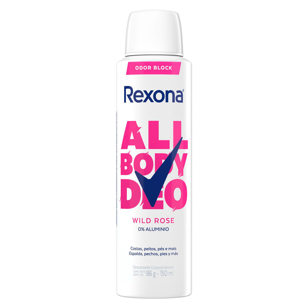 Desodorante All Body Woman Wild Rose Ae Rexona 150 ml
