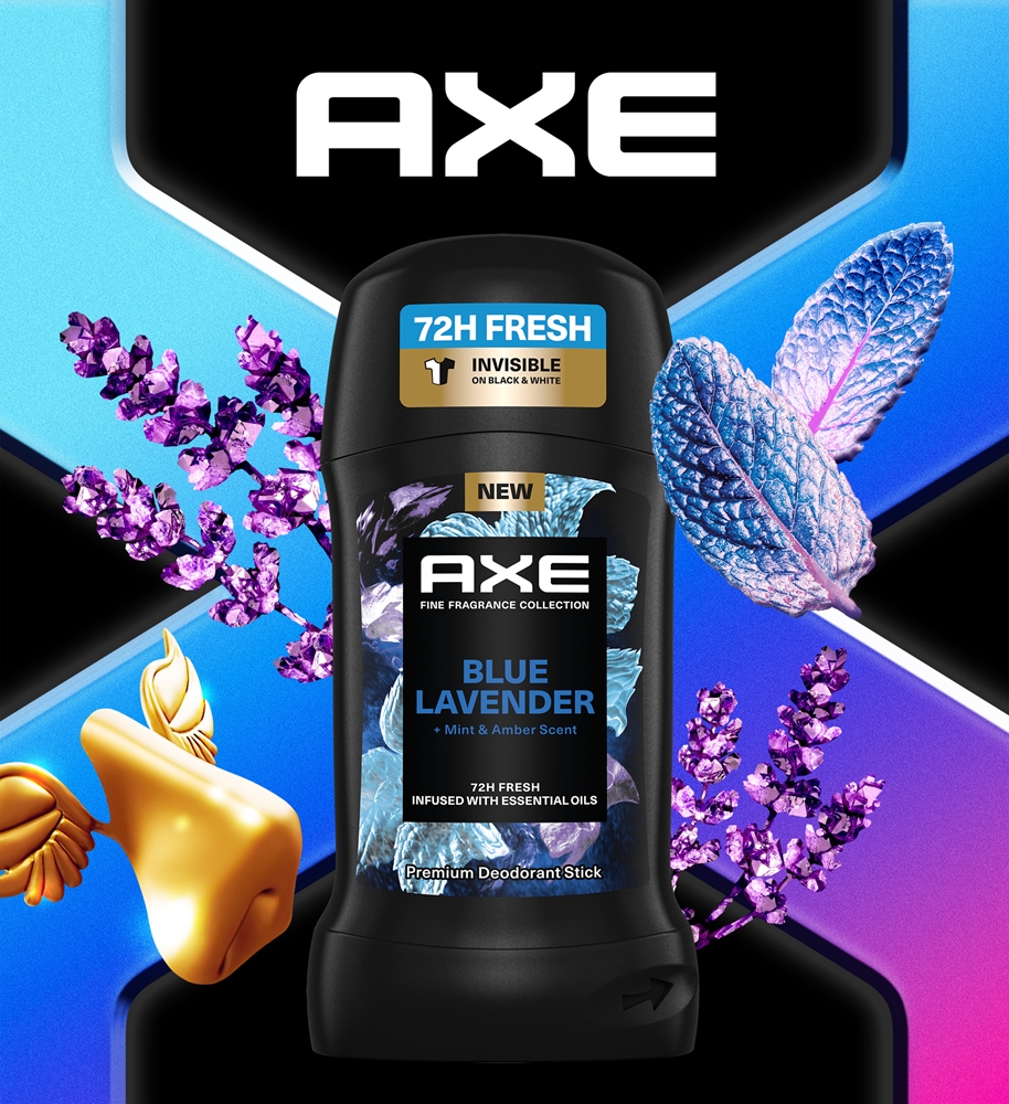 Desodorante Blue Lavender Stick Axe 58 Grs