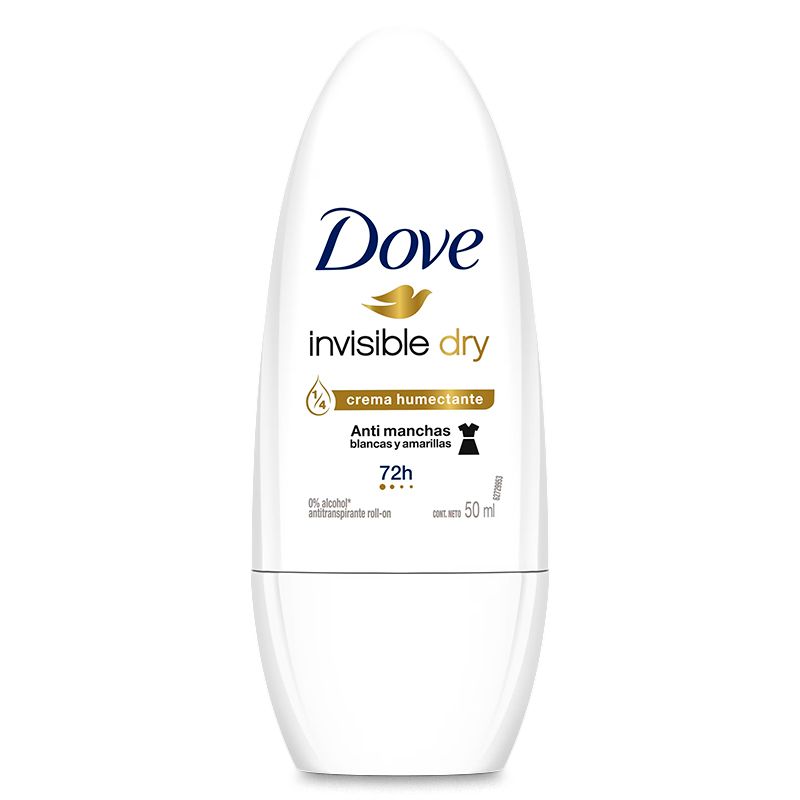 Desodorante Invisible Dry RollOn Dove 50 ml