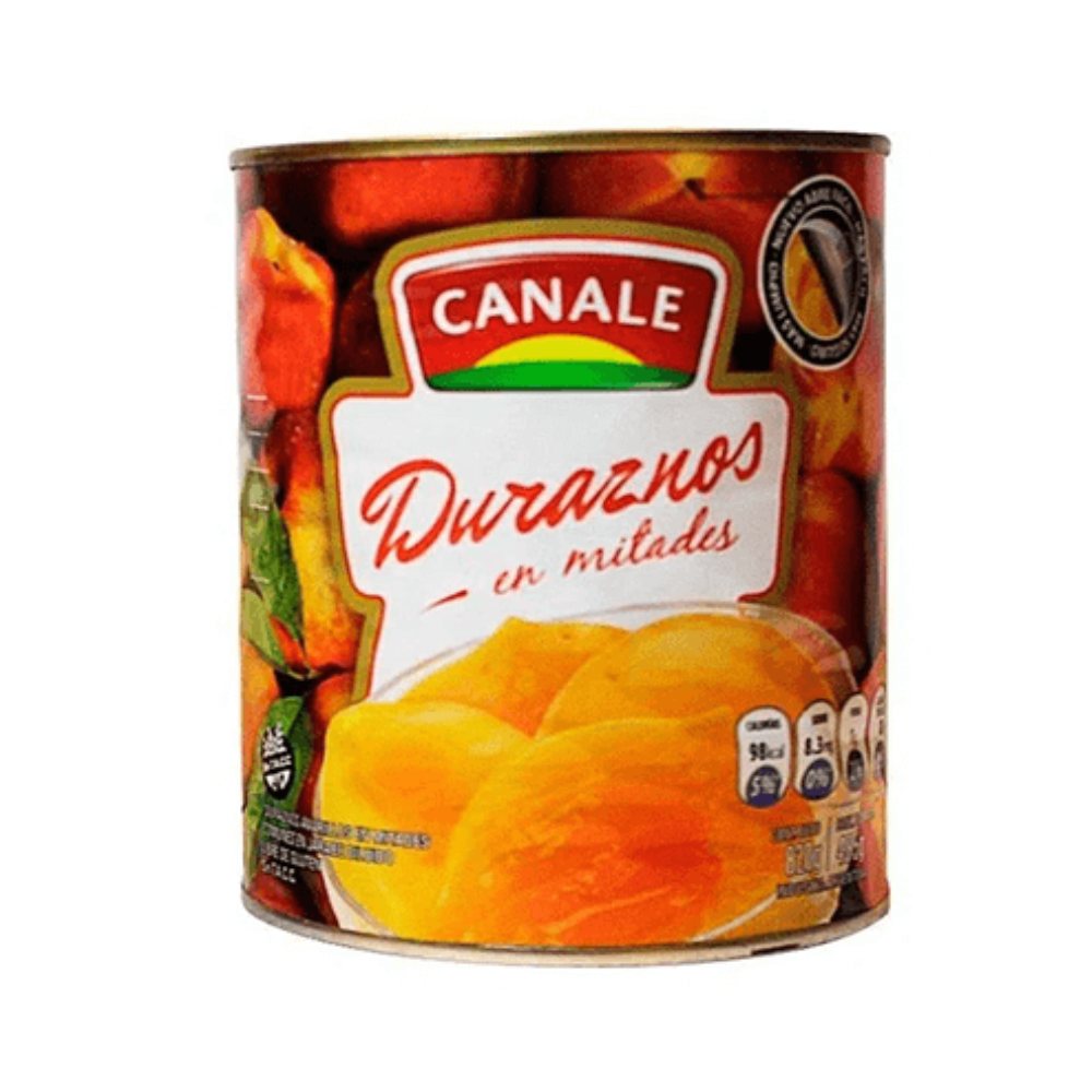 Duraznos en Mitades Canale 820 Grs