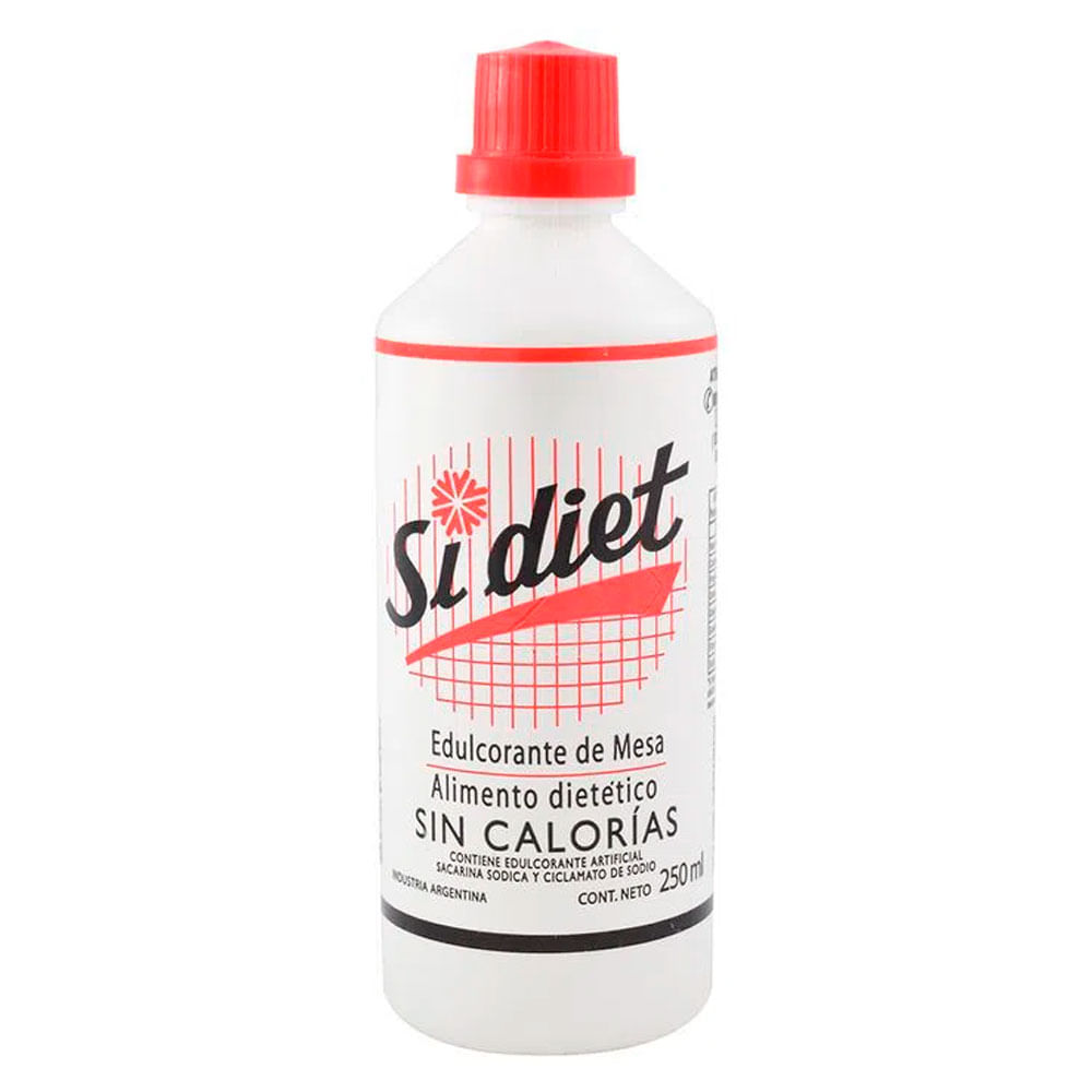 Edulcorante Liquido Stevia Si Diet 250 cc