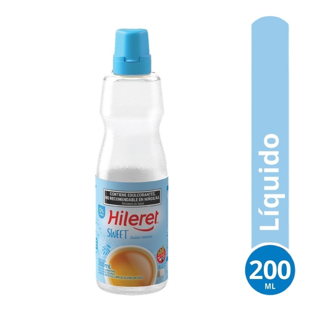 Edulcorante Liquido Sweet Hileret 200 cc
